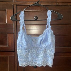 AERIE Light Blue Lace Camisole